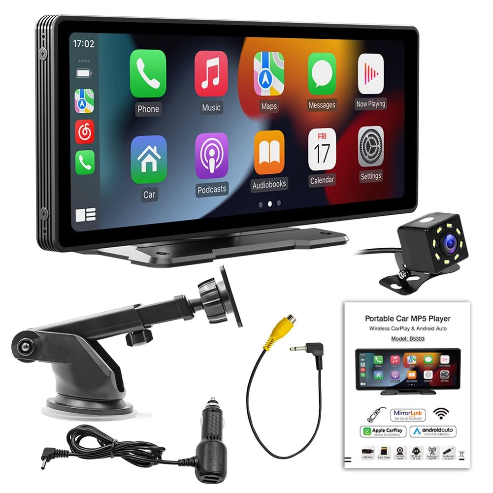 9.3 Inch Wireless Carplay Android Auto Car Radio HD Touch Screen Car MP5 Multimedia Player GPS Wifi Bluetooth Auto Link FM Radio - RISE DEFENSE SYSTEMS.AI PRODUCTS