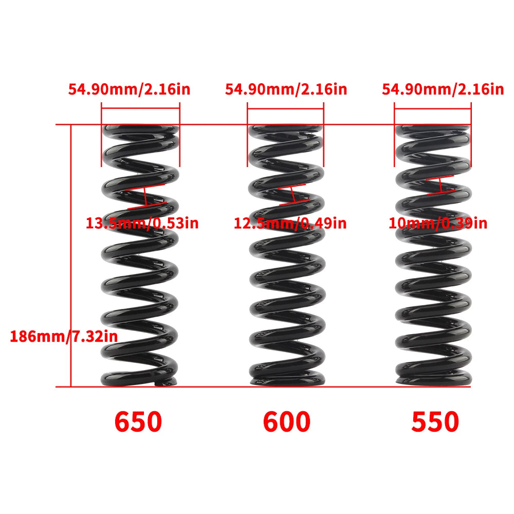 for Sur Ron Parts Rear Shock Absorber Spring 550LBS 600LBS 650LBS Surron Light Bee X S Segway X160 X260 Motorcycle Accessories RISE DEFENSE SYSTEMS.AI PRODUCTS