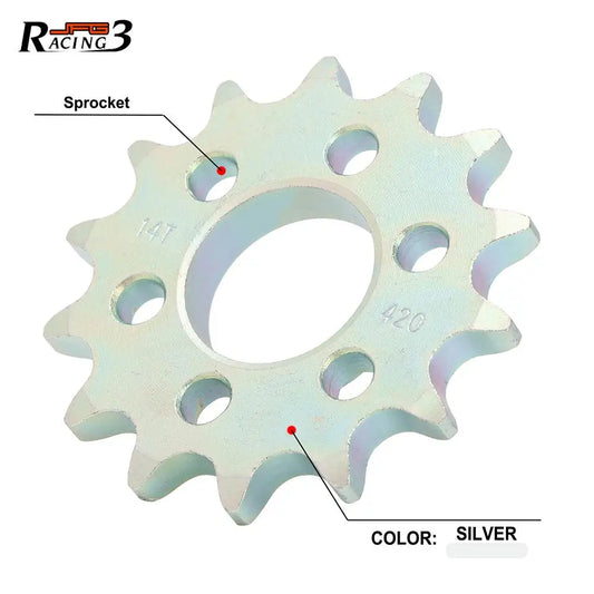 For Sur-Ron Sur Ron Surron X S Light Bee Off-Road Electric Vehicle Cross-country Bike Motorcycle 14T Front Chain Sprocket RISE DEFENSE SYSTEMS.AI PRODUCTS