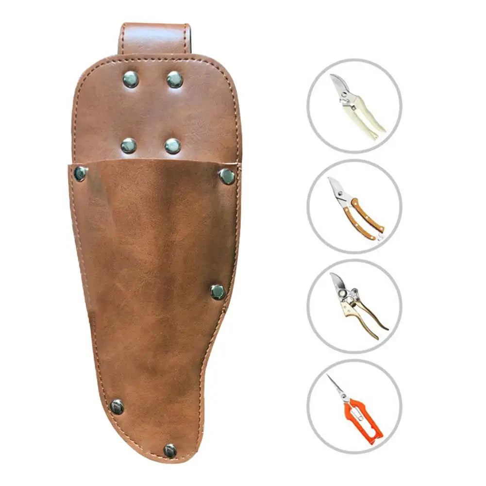 Gardening Pruner Shears Sheath Premium Leather Protective Case Cover Pruner Sheath Protective Leather Case Cover RISE DEFENSE SYSTEMS.AI PRODUCTS