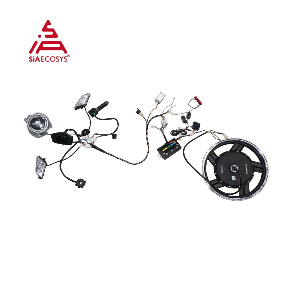 SiAECOSYS Vehicle Wiring Harness for Fardriver Hall/Encoder Controller Electric Bike Controller and Display System RISE DEFENSE SYSTEMS.AI PRODUCTS
