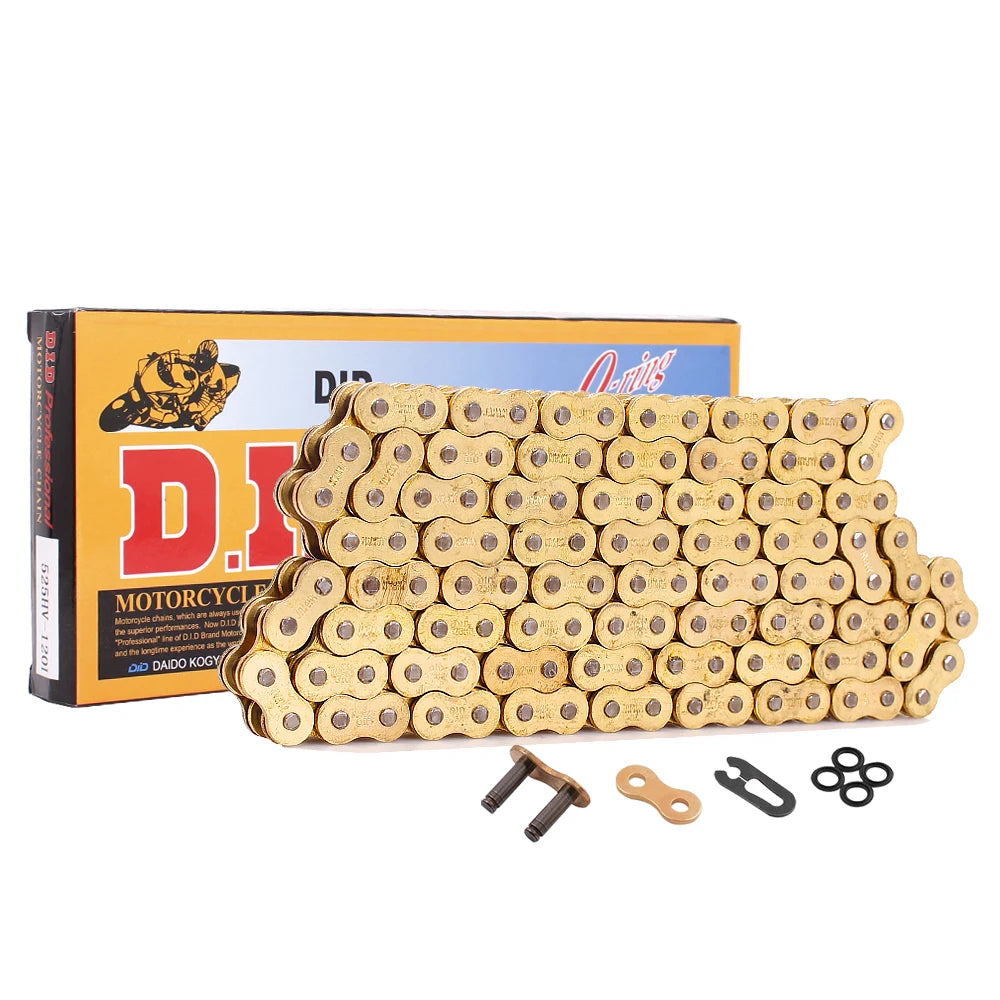 CVK High Quality Motorcycle O-ring Oil seal Chain Sets For 428 DID chain 136 Link 520 525 530 chains 120 Links with Facotry Sale RISE DEFENSE SYSTEMS.AI PRODUCTS