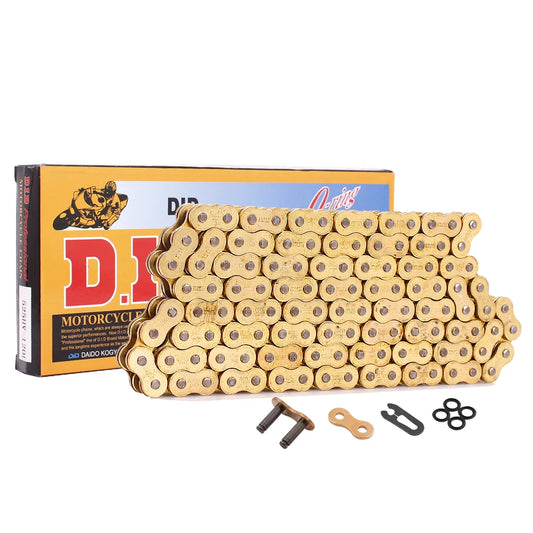 CVK High Quality Motorcycle O-ring Oil seal Chain Sets For 428 DID chain 136 Link 520 525 530 chains 120 Links with Facotry Sale RISE DEFENSE SYSTEMS.AI PRODUCTS