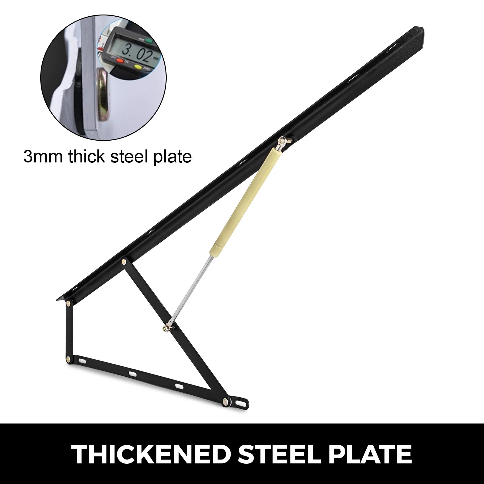 VEVOR Pair Of 5FT 4FT Heavy Pneumatic Storage Bed Lift Mechanism Gas Spring Strut Support Hinge Bed Sofa Storage Space Saving RISE DEFENSE SYSTEMS.AI PRODUCTS