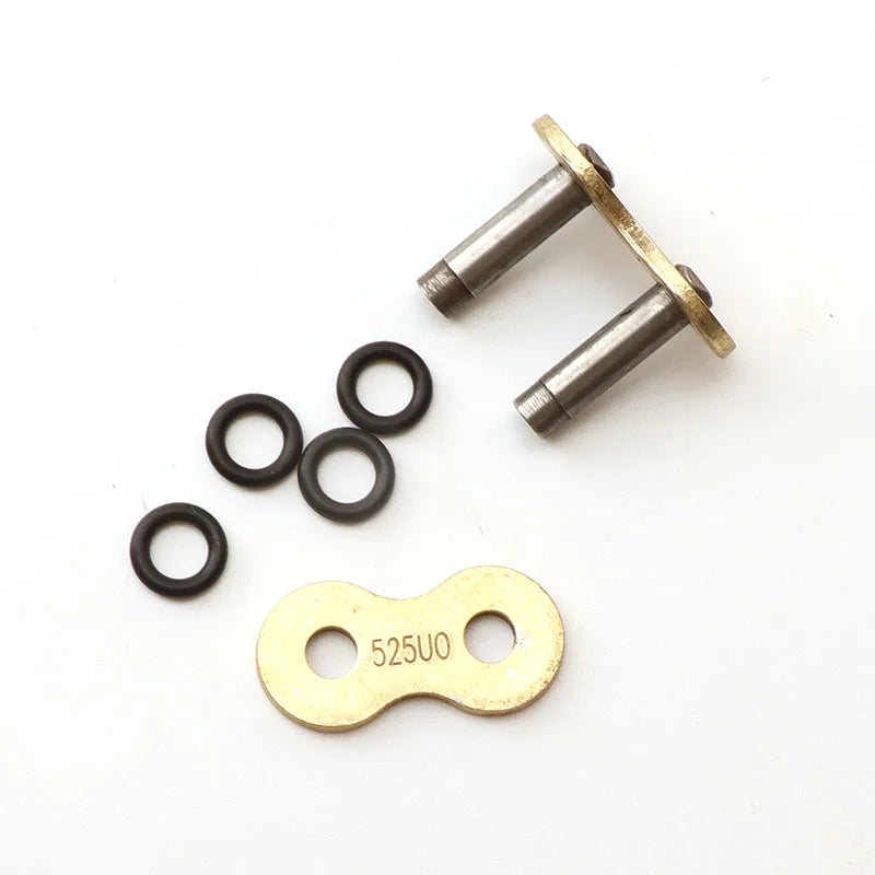 Motorcycle Chain Buckle Ring Link 428 520 525 530 Heavy Chain Connecting Connector Master Joint Link With O-Ring Chain Lock RISE DEFENSE SYSTEMS.AI PRODUCTS