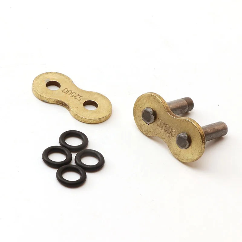 Motorcycle Chain Buckle Ring Link 428 520 525 530 Heavy Chain Connecting Connector Master Joint Link With O-Ring Chain Lock RISE DEFENSE SYSTEMS.AI PRODUCTS