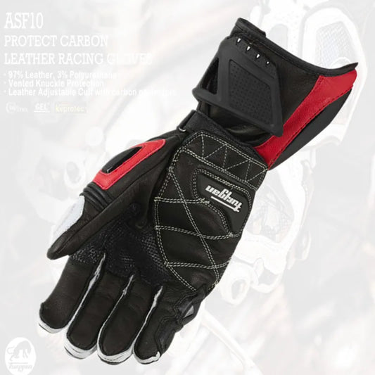 Motorcycle Gloves Afs6 Afs10 Afs18  Security Protection Windproof  Motocross Mittens Touch Screen Men's Leather Motorbike Glove RISE DEFENSE SYSTEMS.AI PRODUCTS