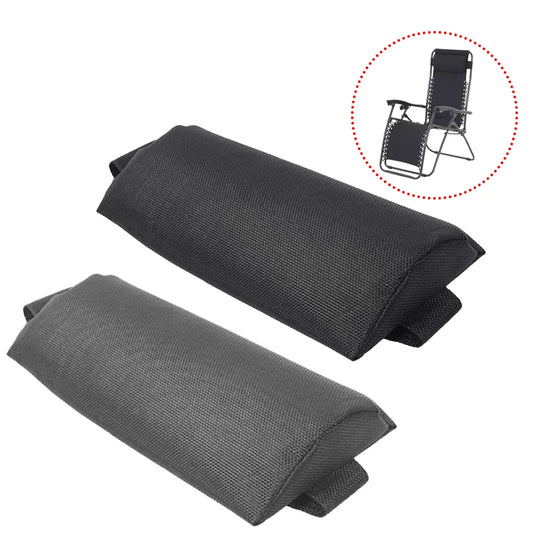 Recliner Headrest Beach Folding Chairs Teslin Pad Pillow Garden Backyard Picnics Sling Lounge Chair Head Cushion Adjustable RISE DEFENSE SYSTEMS.AI PRODUCTS