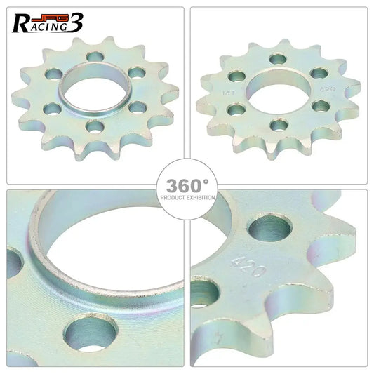For Sur-Ron Sur Ron Surron X S Light Bee Off-Road Electric Vehicle Cross-country Bike Motorcycle 14T Front Chain Sprocket RISE DEFENSE SYSTEMS.AI PRODUCTS