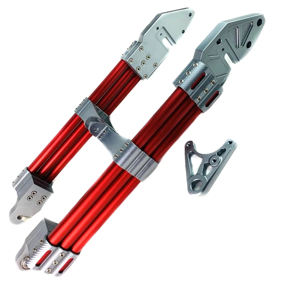 Electric Motorcycle Swing Arm New 3D CNC Adjustable 3-tube Water Pipe Rear Flat Fork Universal For M3 M5 M6 Little Monkey Modify RISE DEFENSE SYSTEMS.AI PRODUCTS