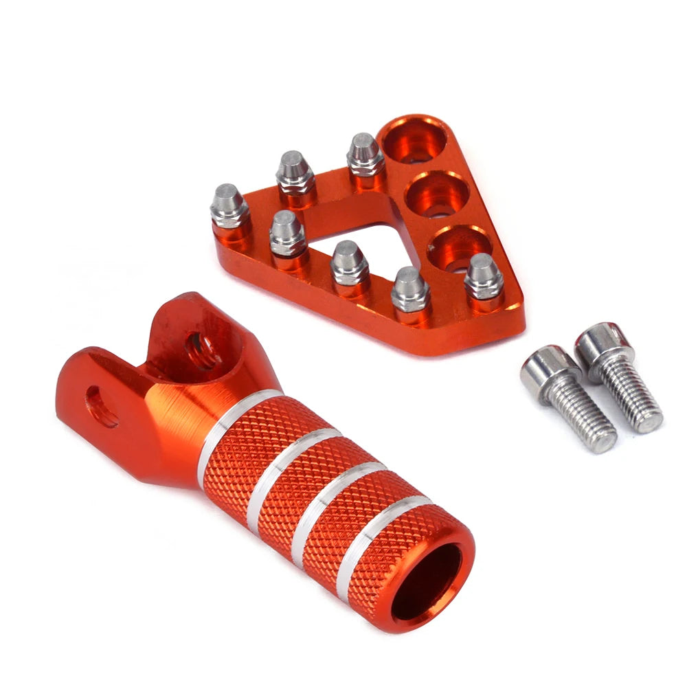 Motorcycle Footpegs Pin Shift lever Tip Foot Peg Pedals Rest For KTM SX SXF XC XCF EXC EXCF XCW XCFW 125 150 200 250 300 350-530 RISE DEFENSE SYSTEMS.AI PRODUCTS