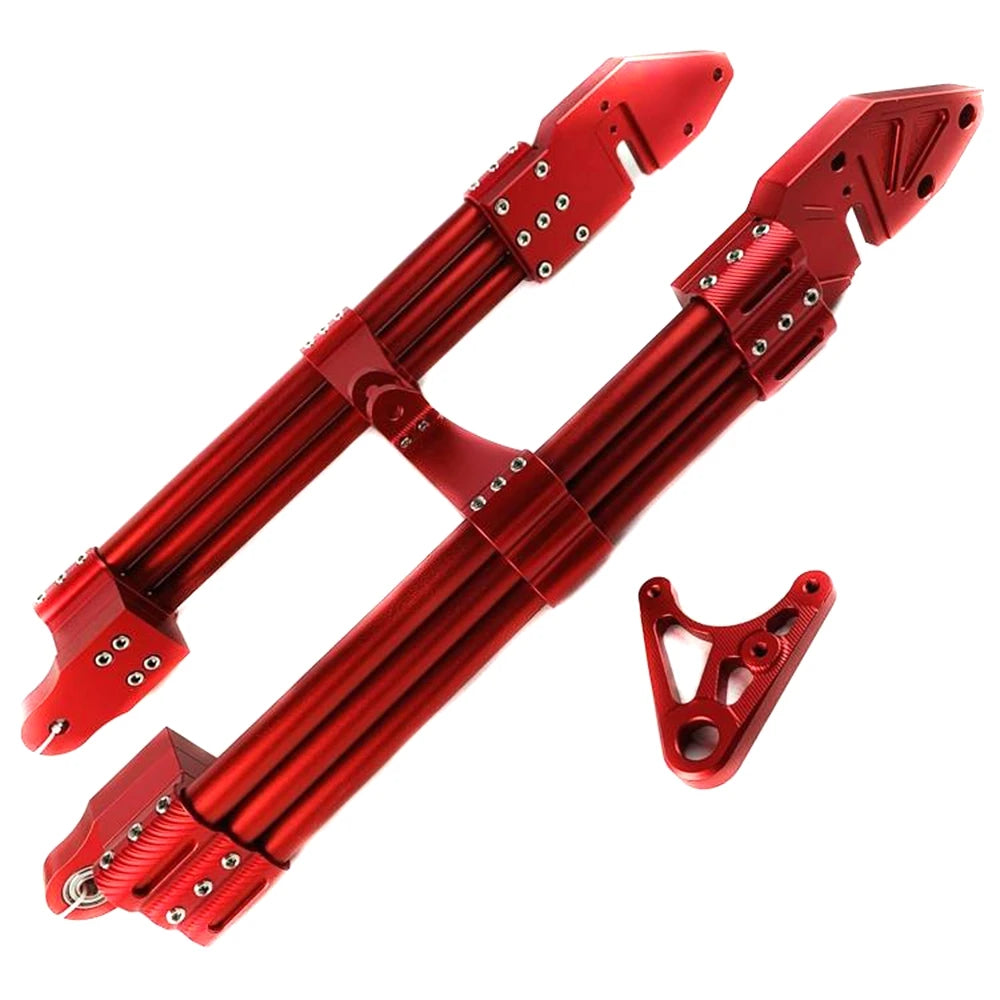 Electric Motorcycle Swing Arm New 3D CNC Adjustable 3-tube Water Pipe Rear Flat Fork Universal For M3 M5 M6 Little Monkey Modify RISE DEFENSE SYSTEMS.AI PRODUCTS