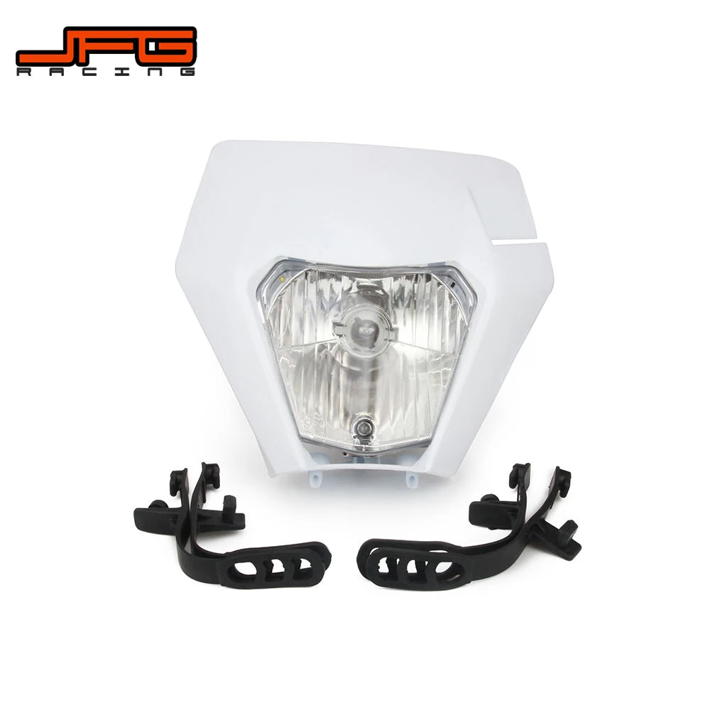 New 2017 Motorcycle Supermoto Universal Headlamp Headlight Light For KTM EXC EXCF SXF SX XC XCW XCF XCFW 125 150 250 350 450 530 RISE DEFENSE SYSTEMS.AI PRODUCTS