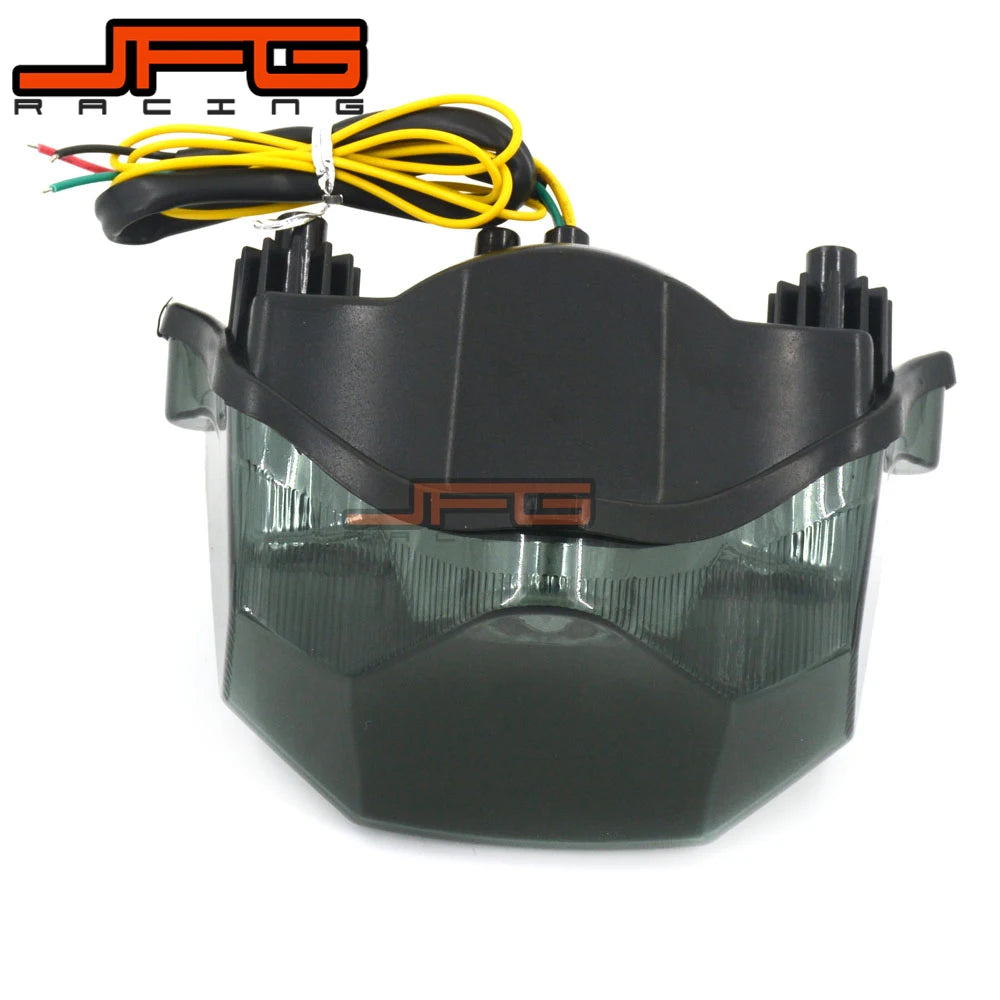 Motorcycle LED Taillights Brake Assembly With Steering Rear Tail Light For YAMAHA FZ6 FAZER 600 2004 2005 2006 2007 2008 2009 RISE DEFENSE SYSTEMS.AI PRODUCTS
