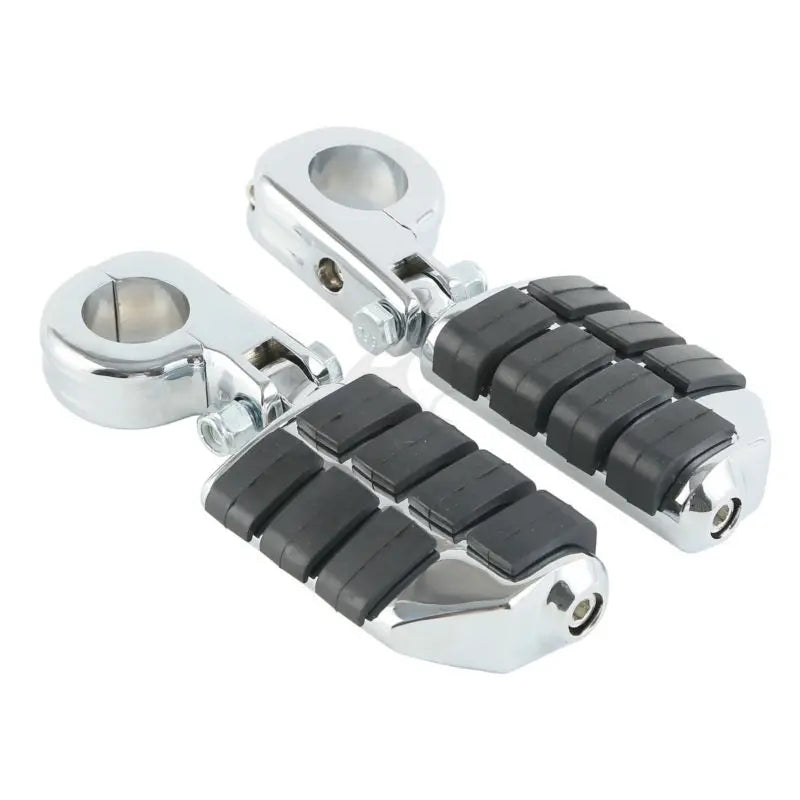Motorcycle Universal 1.25" 32mm Highway Crash Bar Foot Pegs Footrest pedals Foot Rests For Honda Harley KAWASAKI YAMAHA Suzuki RISE DEFENSE SYSTEMS.AI PRODUCTS