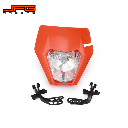 New 2017 Motorcycle Supermoto Universal Headlamp Headlight Light For KTM EXC EXCF SXF SX XC XCW XCF XCFW 125 150 250 350 450 530 RISE DEFENSE SYSTEMS.AI PRODUCTS
