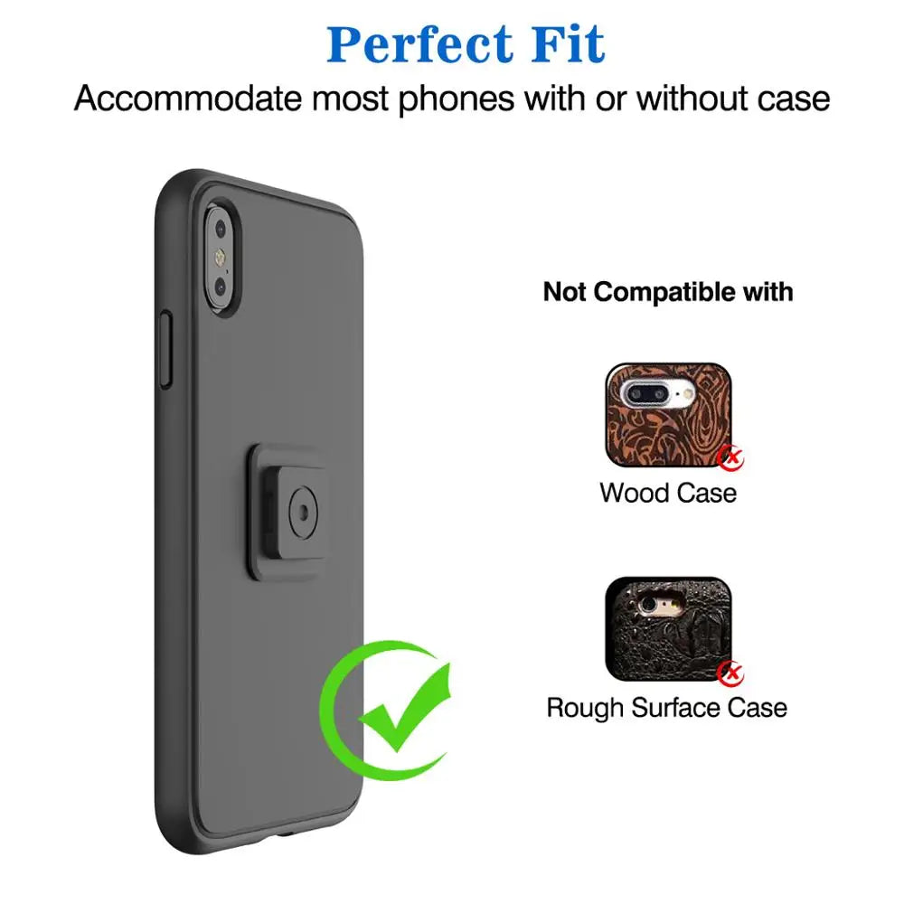 SPORTLINK Universal Quick Mount Adapter Multi Purpose Phone Holder For Air-vent/Car/Bike/Belt Clip/Wall/Armband/Wristband Mounts RISE DEFENSE SYSTEMS.AI PRODUCTS