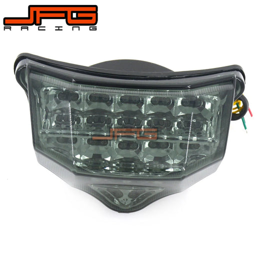 Motorcycle LED Taillights Brake Assembly With Steering Rear Tail Light For YAMAHA FZ6 FAZER 600 2004 2005 2006 2007 2008 2009 RISE DEFENSE SYSTEMS.AI PRODUCTS