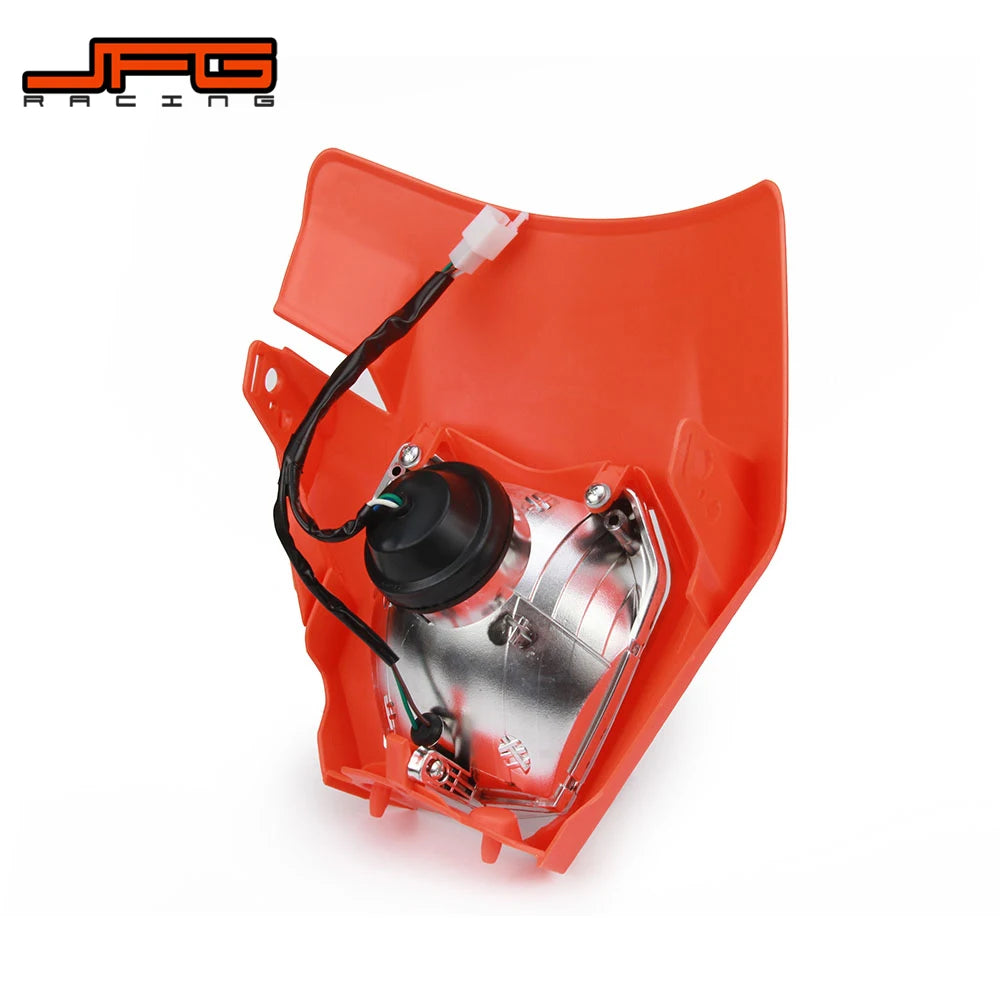New 2017 Motorcycle Supermoto Universal Headlamp Headlight Light For KTM EXC EXCF SXF SX XC XCW XCF XCFW 125 150 250 350 450 530 RISE DEFENSE SYSTEMS.AI PRODUCTS