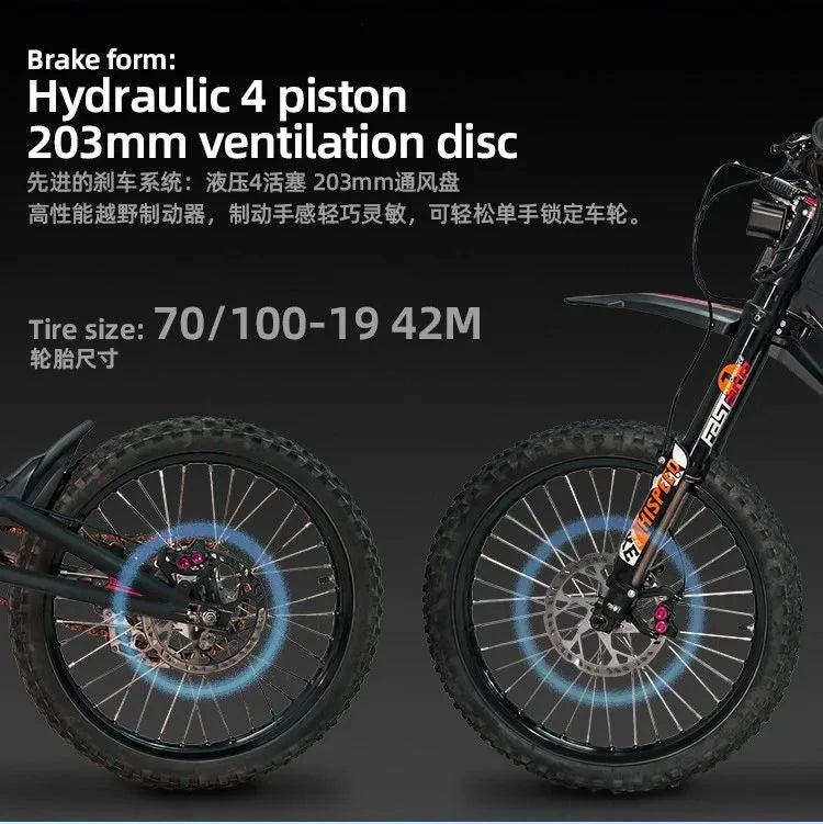 New Model 6000w Similar Style Electric Dirt Bike Motocross Electric Motorcycle electric pit bike moto bike RISE DEFENSE SYSTEMS.AI PRODUCTS
