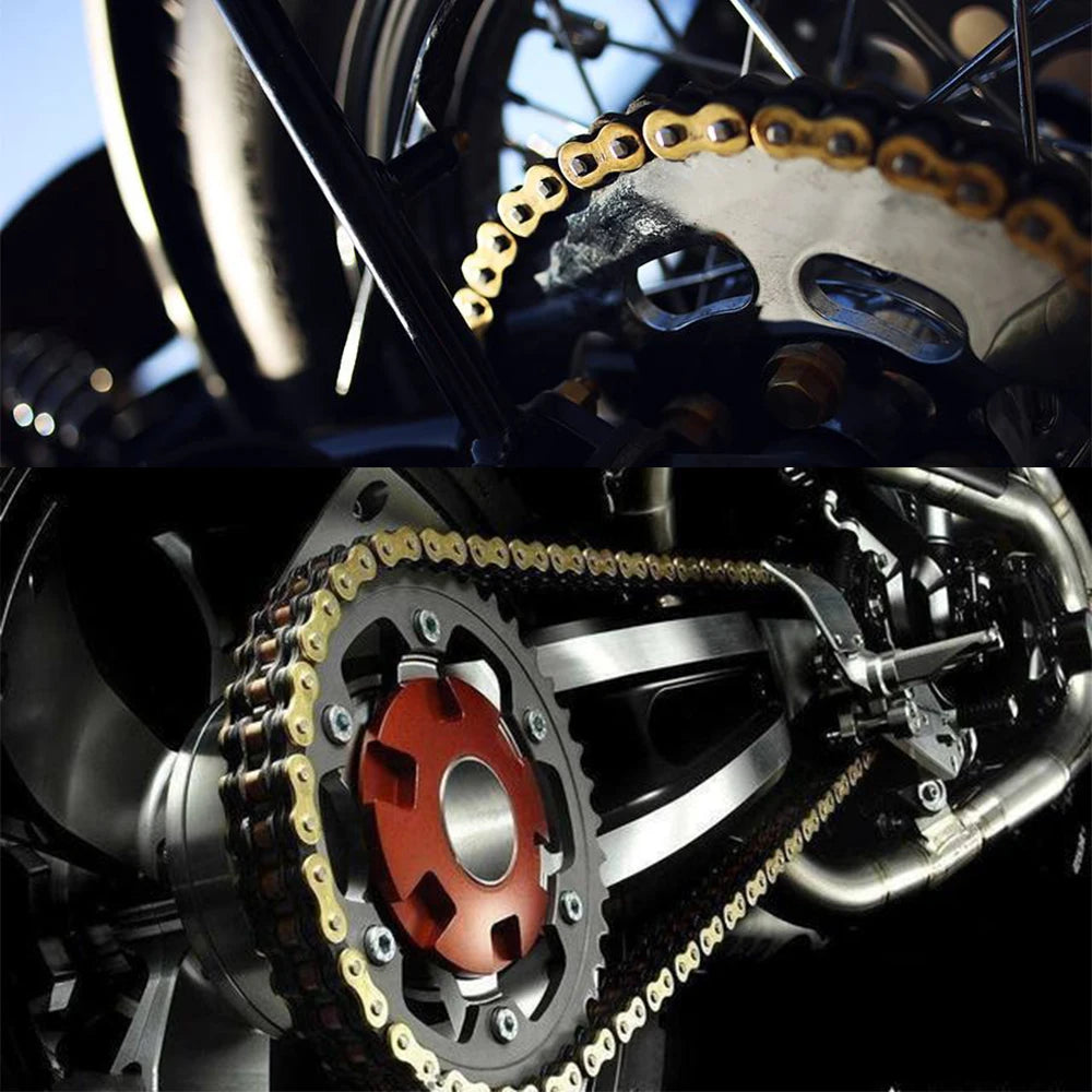 CVK High Quality Motorcycle O-ring Oil seal Chain Sets For 428 DID chain 136 Link 520 525 530 chains 120 Links with Facotry Sale RISE DEFENSE SYSTEMS.AI PRODUCTS