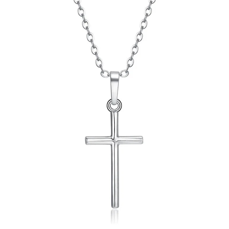 Fashion  Cross Pendants dropshipping Golden Silver  Color Crystal Jesus Cross Pendant Necklace Jewelry For Men/Women Wholesale RISE DEFENSE SYSTEMS.AI PRODUCTS