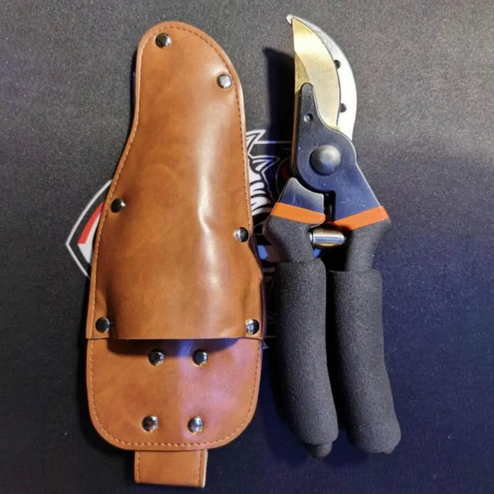 Gardening Pruner Shears Sheath Premium Leather Protective Case Cover Pruner Sheath Protective Leather Case Cover RISE DEFENSE SYSTEMS.AI PRODUCTS