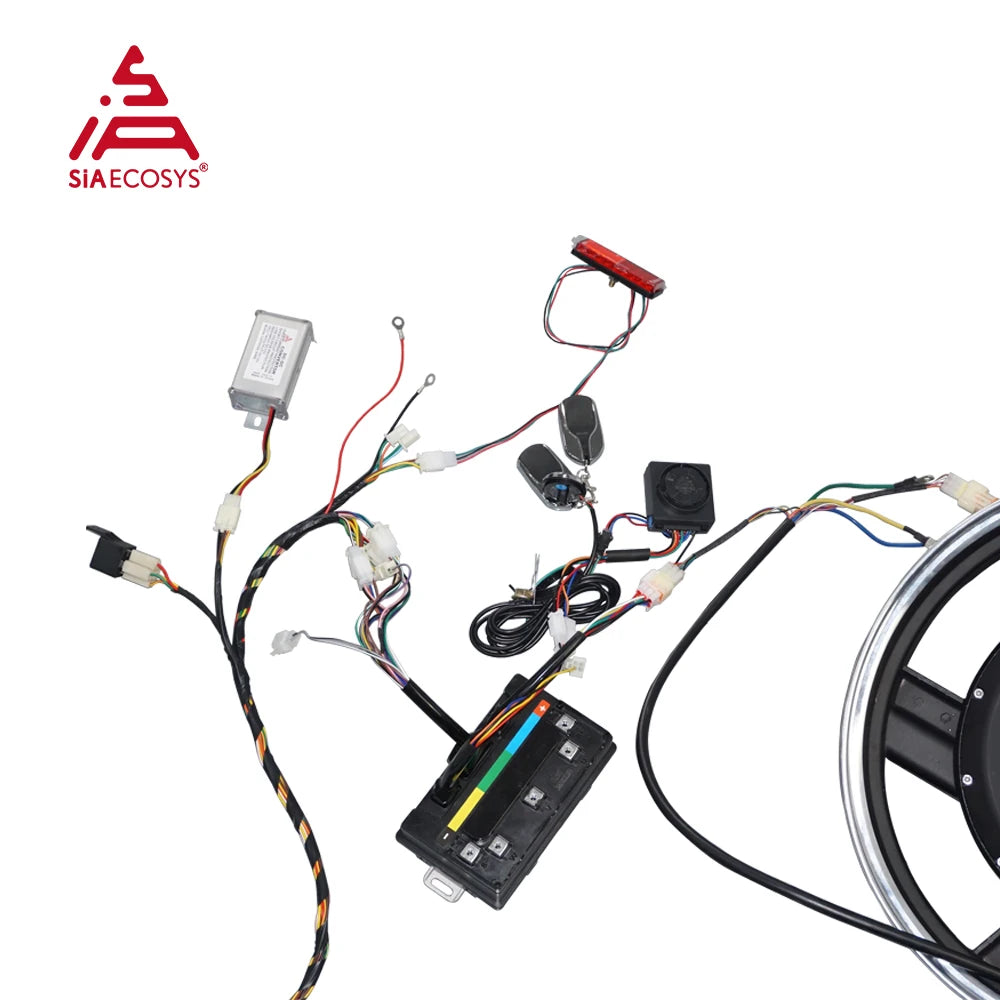 SiAECOSYS Vehicle Wiring Harness for Fardriver Hall/Encoder Controller Electric Bike Controller and Display System RISE DEFENSE SYSTEMS.AI PRODUCTS