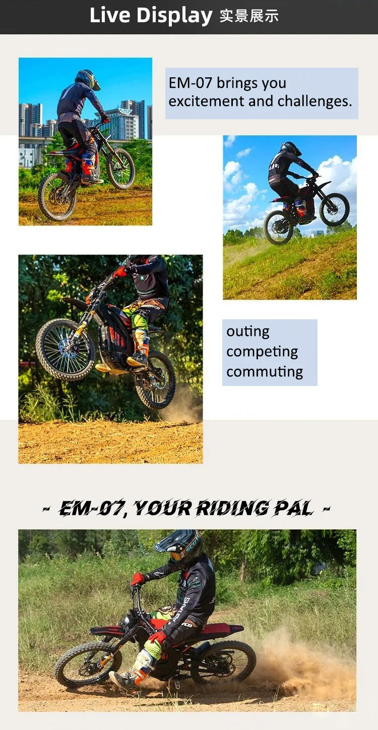 New Model 6000w Similar Style Electric Dirt Bike Motocross Electric Motorcycle electric pit bike moto bike RISE DEFENSE SYSTEMS.AI PRODUCTS