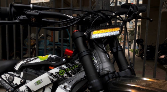 Dragon Sur-Ron Light Bee X Accessories-Headlight Headlight Headlight Bracket Taillight with Reverse Reflector Retrofit Lights RISE DEFENSE SYSTEMS.AI PRODUCTS