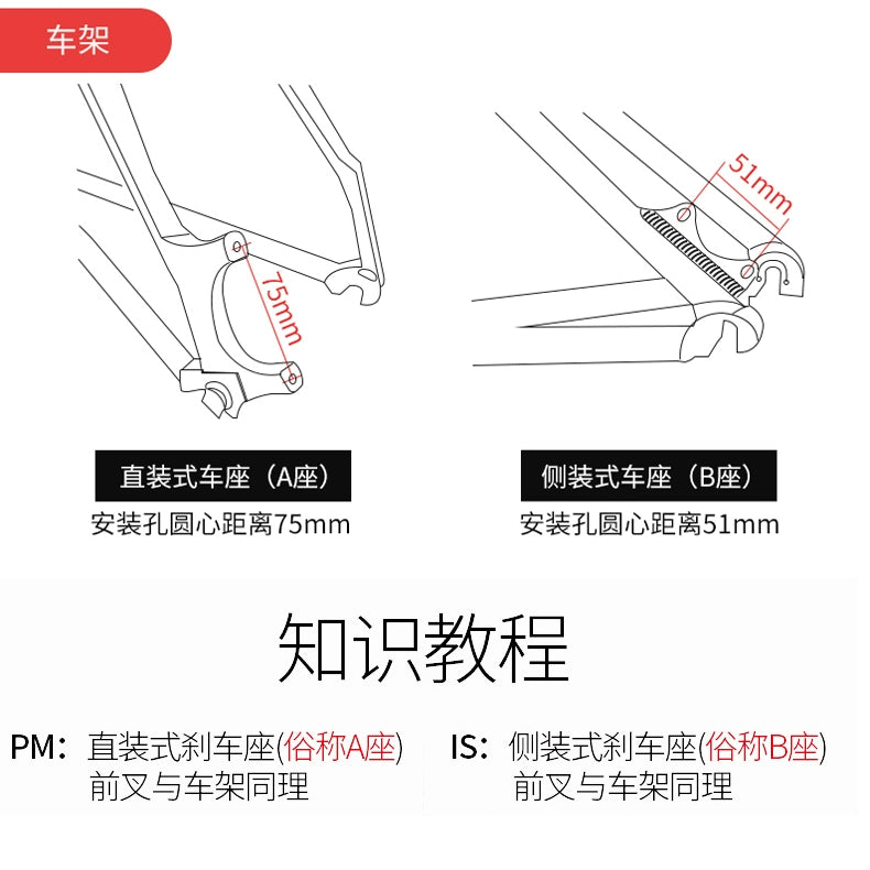 Mountain Bike Disc Brake Transition Socket Oil Disc Brake 180 203mm Front Fork a Column B Frame 7-Inch 8 Disc Transition Socket RISE DEFENSE SYSTEMS.AI PRODUCTS