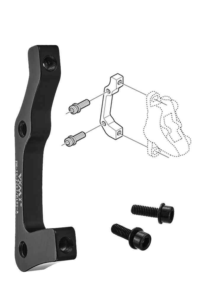Mountain Bike Disc Brake Transition Socket Brake Fluid Disc 203 180mm Front and Rear AB Column Front Fork Frame 7-Inch 8 Disc RISE DEFENSE SYSTEMS.AI PRODUCTS