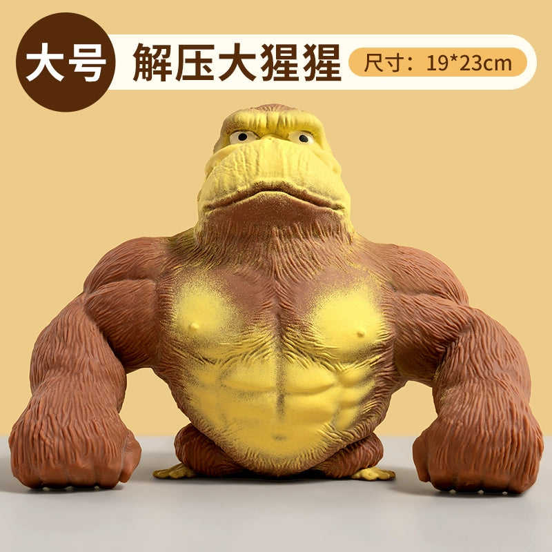 Internet Celebrity Funny Fun Pressing Vent Toy Gorilla RISE DEFENSE SYSTEMS.AI PRODUCTS