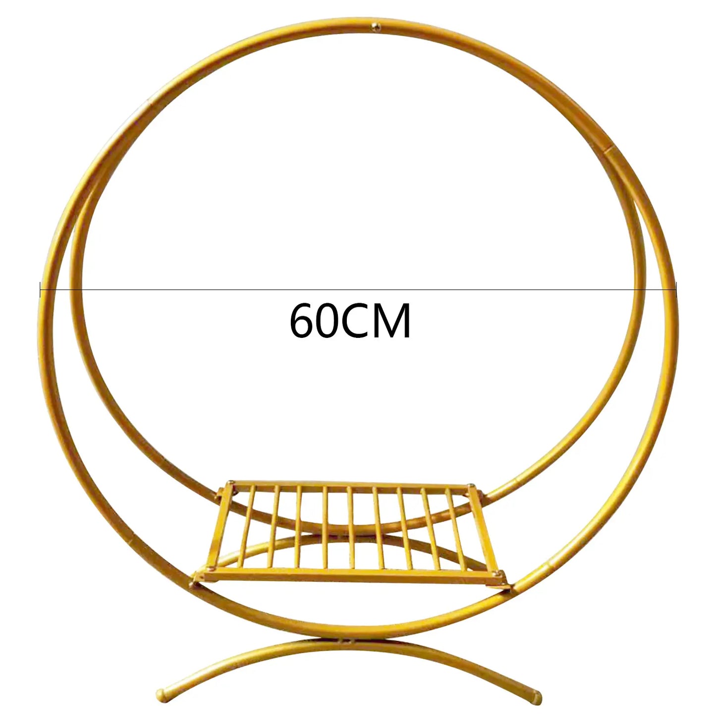 Gold 60cm /80cm Wedding Cake Stand Flower Stand Floral Hoop Wedding Decor Round Metal Wedding Arch Gold Double Hoop Wedding Part RISE DEFENSE SYSTEMS.AI PRODUCTS