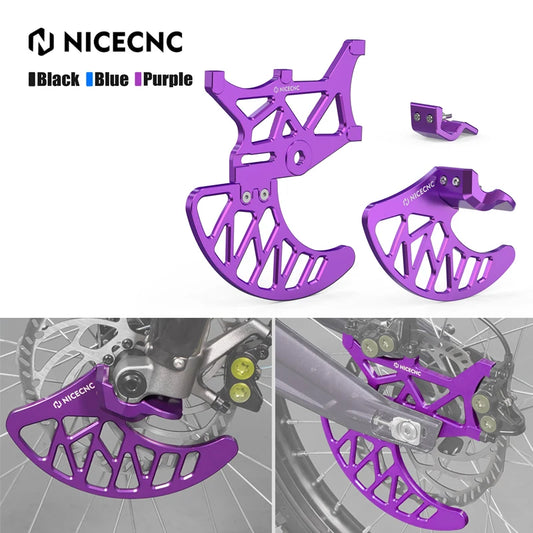 For Surron light bee X Front Rear Brake Disc Guard & Front Fork Leg Guards light bee S L1E Segway X160 X260 Electric Dirt Bike RISE DEFENSE SYSTEMS.AI PRODUCTS