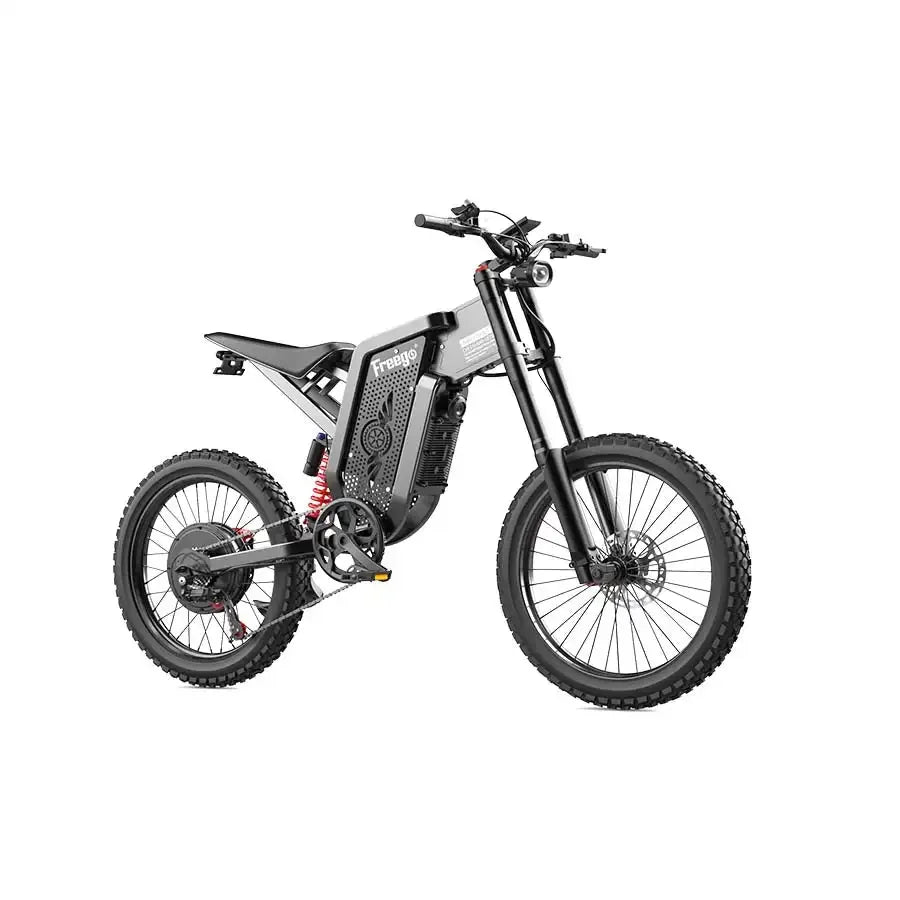 Freego X2 Pro E-bike 6000W 60V 30Ah 19*2.0 Mtb Tire Electric Bicycle All Terrain Hydraulic Brake Full Supspension Electric Bike RISE DEFENSE SYSTEMS.AI PRODUCTS