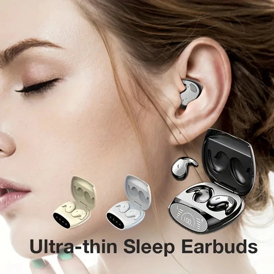 Mini Headphones Bluetooth Invisible Wireless Headset,Sleep Earphone With Mic  Sports Waterproof in-Ear Earbuds for Small Ears RISE DEFENSE SYSTEMS.AI PRODUCTS