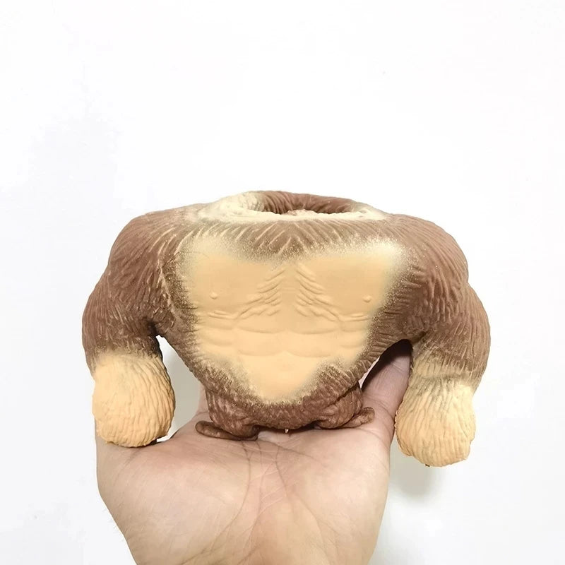 Giant Anti Stress Gorilla Toy Squeezing Elastic Monkey Fun Gorilla Stress Relief Game Mini Children's Gift Birthday Gift RISE DEFENSE SYSTEMS.AI PRODUCTS