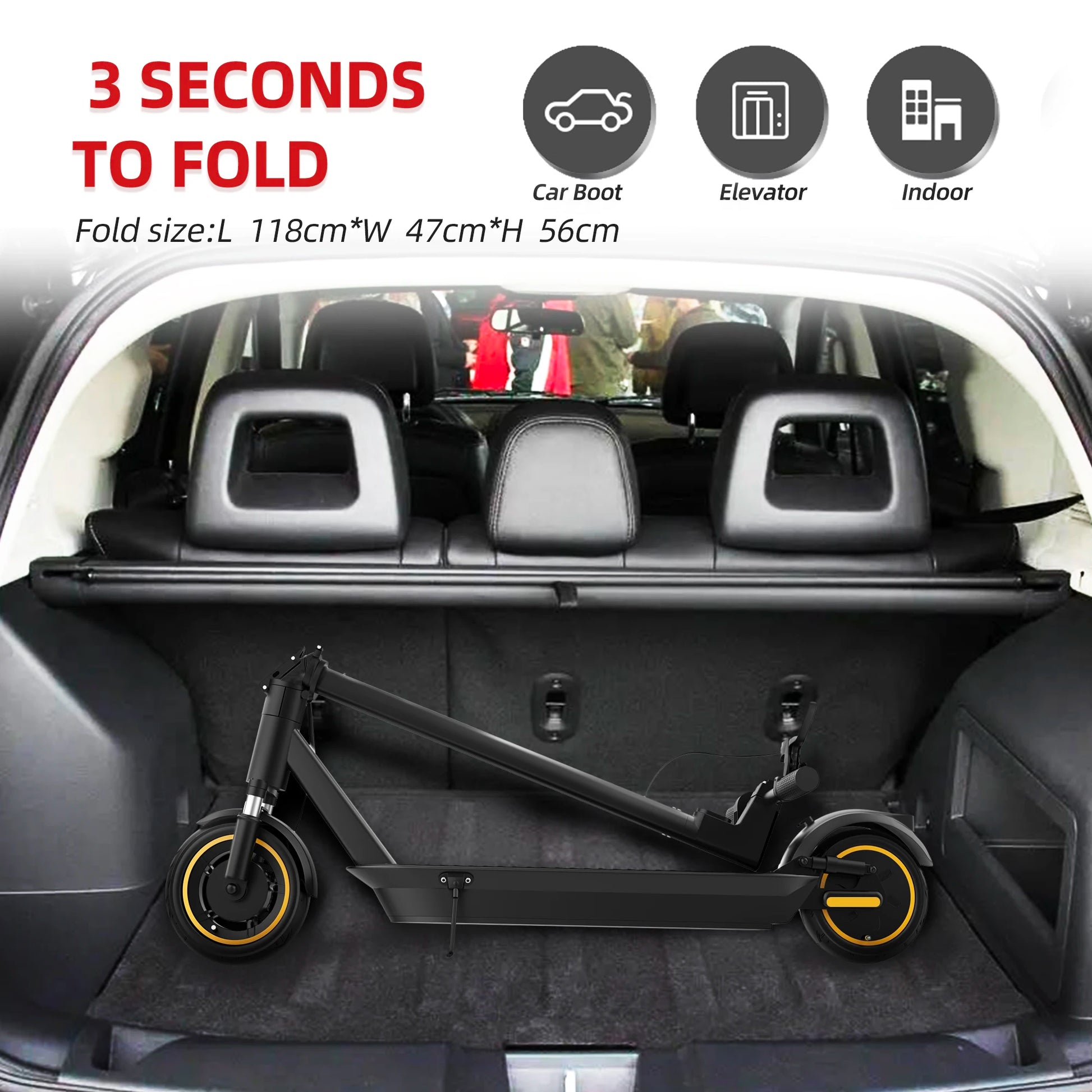 AOVOPRO New ESMAX Electric Scooter 500W 40km/h Adult APP Smart Scooter Shock-absorbing Anti-skid Folding Electric Scooter RISE DEFENSE SYSTEMS.AI PRODUCTS