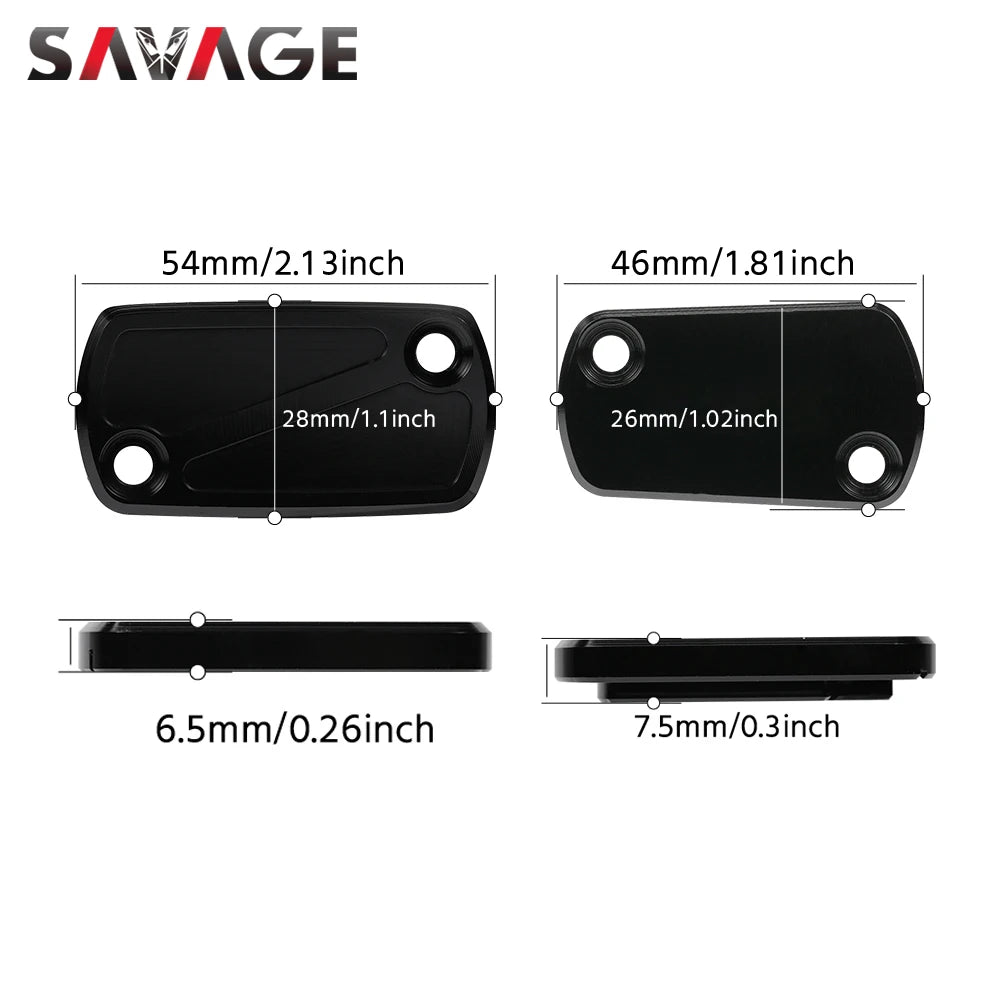Front Brake Clutch Reservoir Covers For KAWASAKI KX450 2019-2023 KX250 2021 Motorcycle Rear Brake Fluid Cylinder Cap KX 250 450 RISE DEFENSE SYSTEMS.AI PRODUCTS