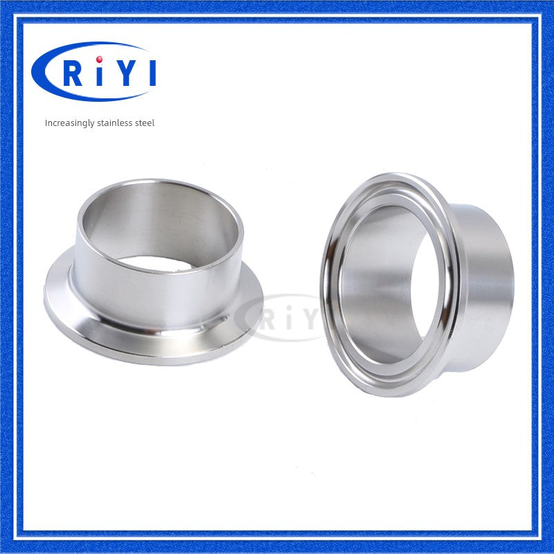 304 Stainless Steel Sanitary Quick Coupler Chuck Washer Direct Card Sleeve Quick Flange End Welding Quick Card RISE DEFENSE SYSTEMS.AI PRODUCTS