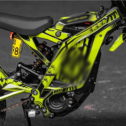 Electric offroad vehicle Motorcycle Decals Stickers Background Kit For Sur-Ron light bee X Sur-Ron light bee S PersonalizedDecal RISE DEFENSE SYSTEMS.AI PRODUCTS