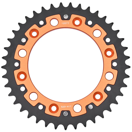 520 41T 16T Motorcycle Steel Aluminum Composite Front Rear Sprocket Kits For KTM 790 Duke 790 Duke L 2018-2020 890 Duke R 2020 RISE DEFENSE SYSTEMS.AI PRODUCTS