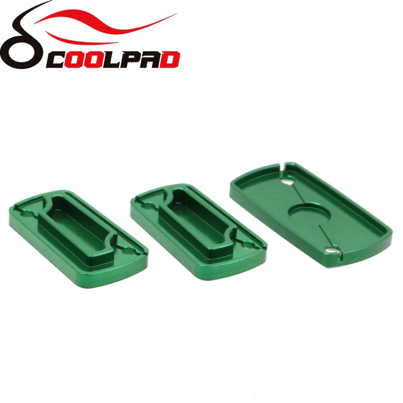 3PCS For KAWASAKI KX250 KX450 Front Rear Brake Fluid Reservoir Cover 2019-2023 KX 250 450 Motorcycle Oil Fluid Cover Accessories RISE DEFENSE SYSTEMS.AI PRODUCTS