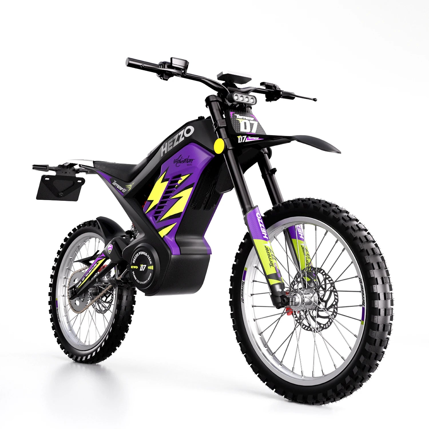 HEZZO-Electric Dirt Bike, Off-Road Ebike, Top Speed 100 km/h, 389NM, 120km Long Range, 72V, 35Ah, 8000W RISE DEFENSE SYSTEMS.AI PRODUCTS