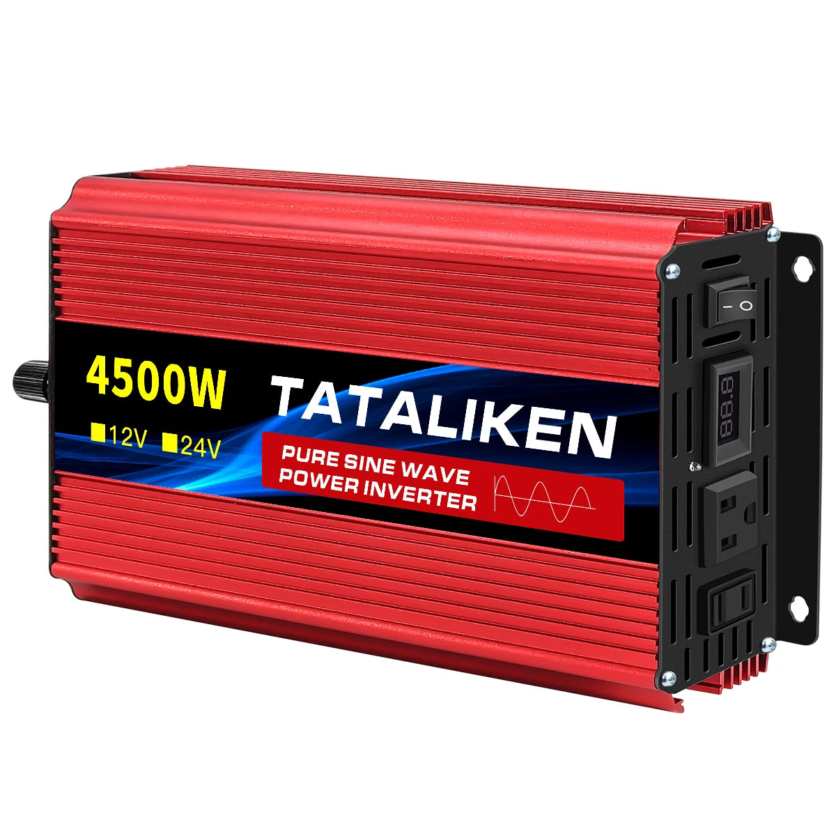 DC 12V/24V to AC 110V60HZ Pure Sine Wave Inverter screen 1600-10000w suitable for Car solar High Energy Converter with LED RISE DEFENSE SYSTEMS.AI PRODUCTS