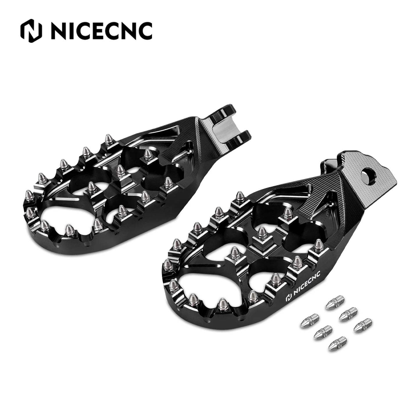 NICECNC For Surron Light Bee X S Electric Bike Footpeg Peg Bracket Package Footrest Pedal Support Brace Foot Side Kick Stand Kit RISE DEFENSE SYSTEMS.AI PRODUCTS