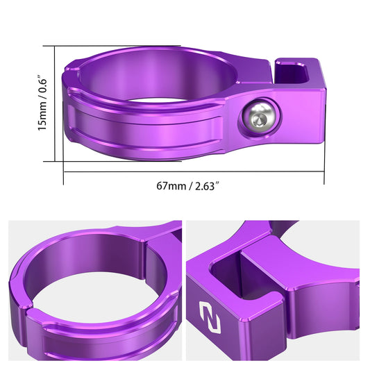For Sur-Ron Surron Light Bee X S L1E Segway X160 X260 Front Fork Brake Hose Line Cable Clamp Brake Line Holder Electric Bike RISE DEFENSE SYSTEMS.AI PRODUCTS