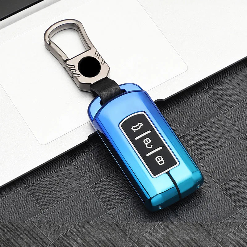 2 3 Button Zinc Alloy + Silicone Car Key Case Cover for Mitsubishi Outlander ASX Fortis Lancer Pajero Sport Eclipse Cross RISE DEFENSE SYSTEMS.AI PRODUCTS
