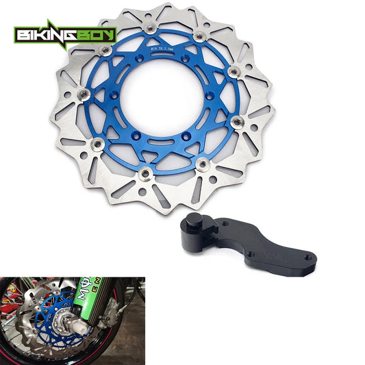 320mm Front Brake Disc Rotor Bracket WR250F 01-22 WR450F 03-22 YZ250F 01-06 02 04 05 YZ450F 03-07 YZ125 YZ250 WR125 WR250 98-07 RISE DEFENSE SYSTEMS.AI PRODUCTS